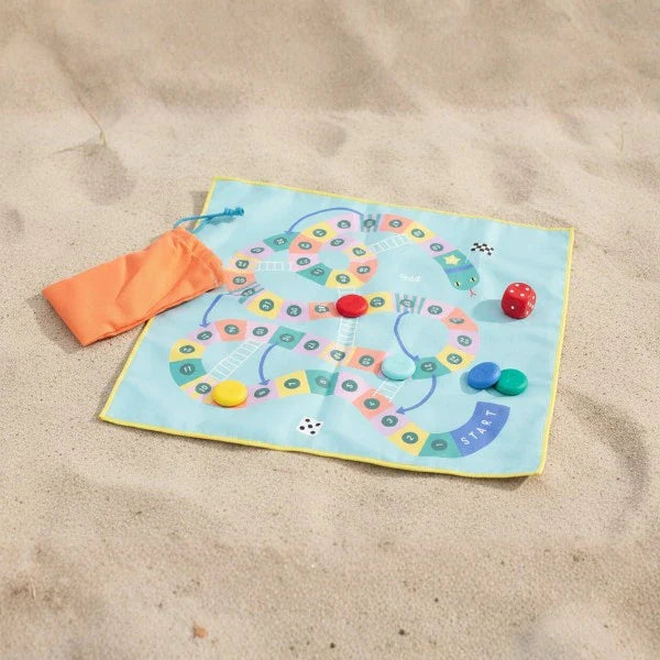 Quut Travel Games – Snakes & Ladders & Game of the Goose for Kids