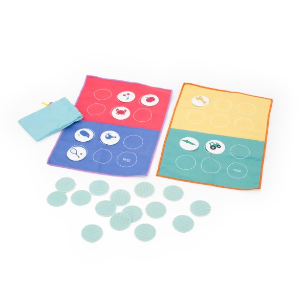 Quut Travel Games – Bingo/Lotocolor Color-Matching Game