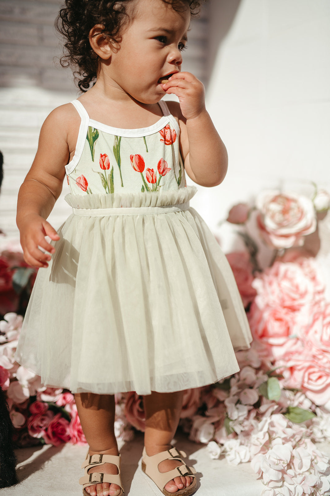 Island Leaf Cotton Stretch Ballet Dress