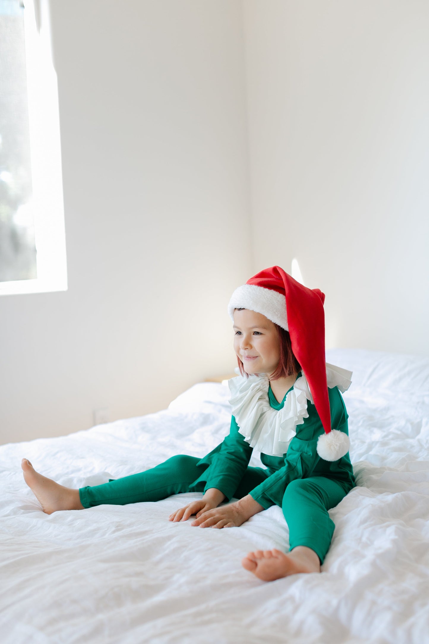 Green Holiday Elf Pajama Costume