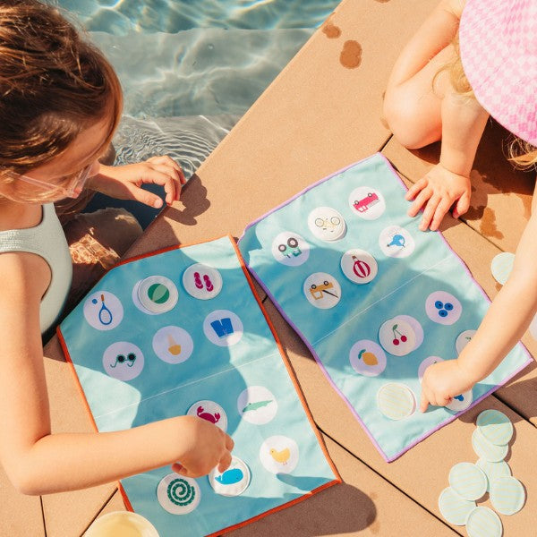 Quut Travel Games – Bingo/Lotocolor Color-Matching Game