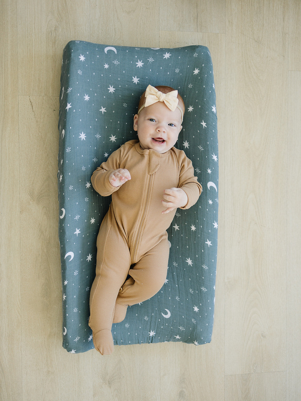 Night Sky Muslin Changing Pad Cover