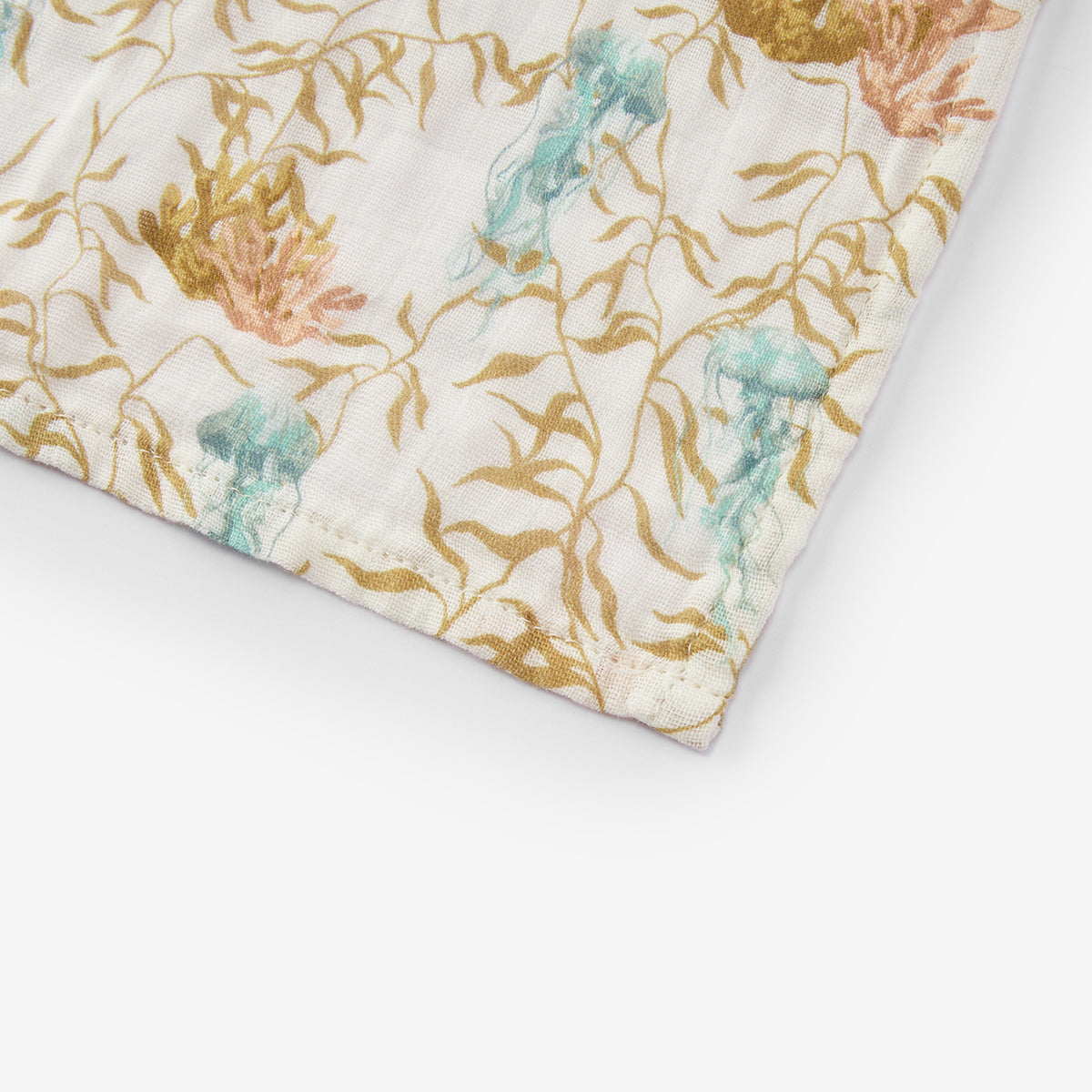 Under the Sea Organic Cotton Two-Piece Burp Cloth Set