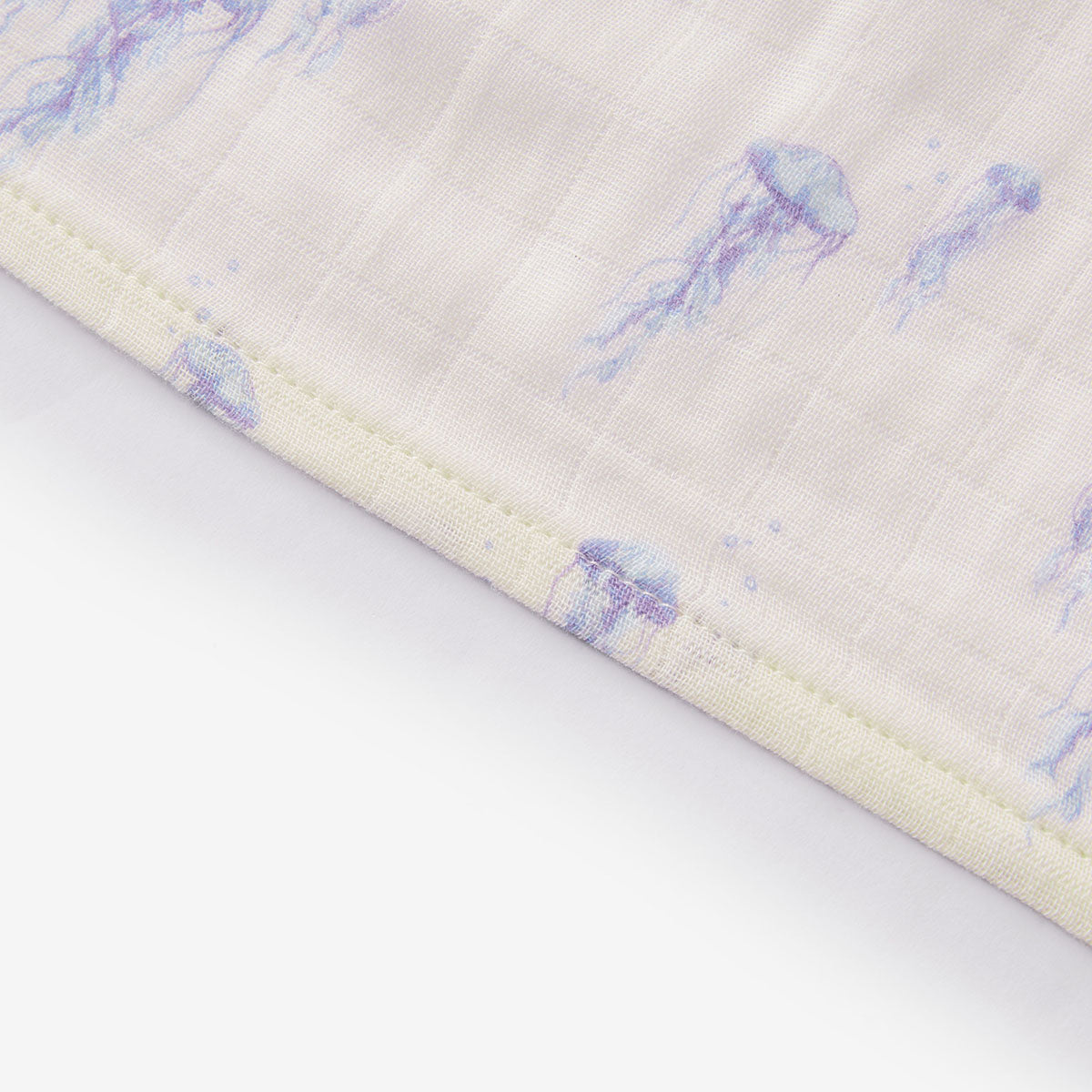 Sunset Jellyfish Organic Cotton Two-Piece Burp Cloth Set