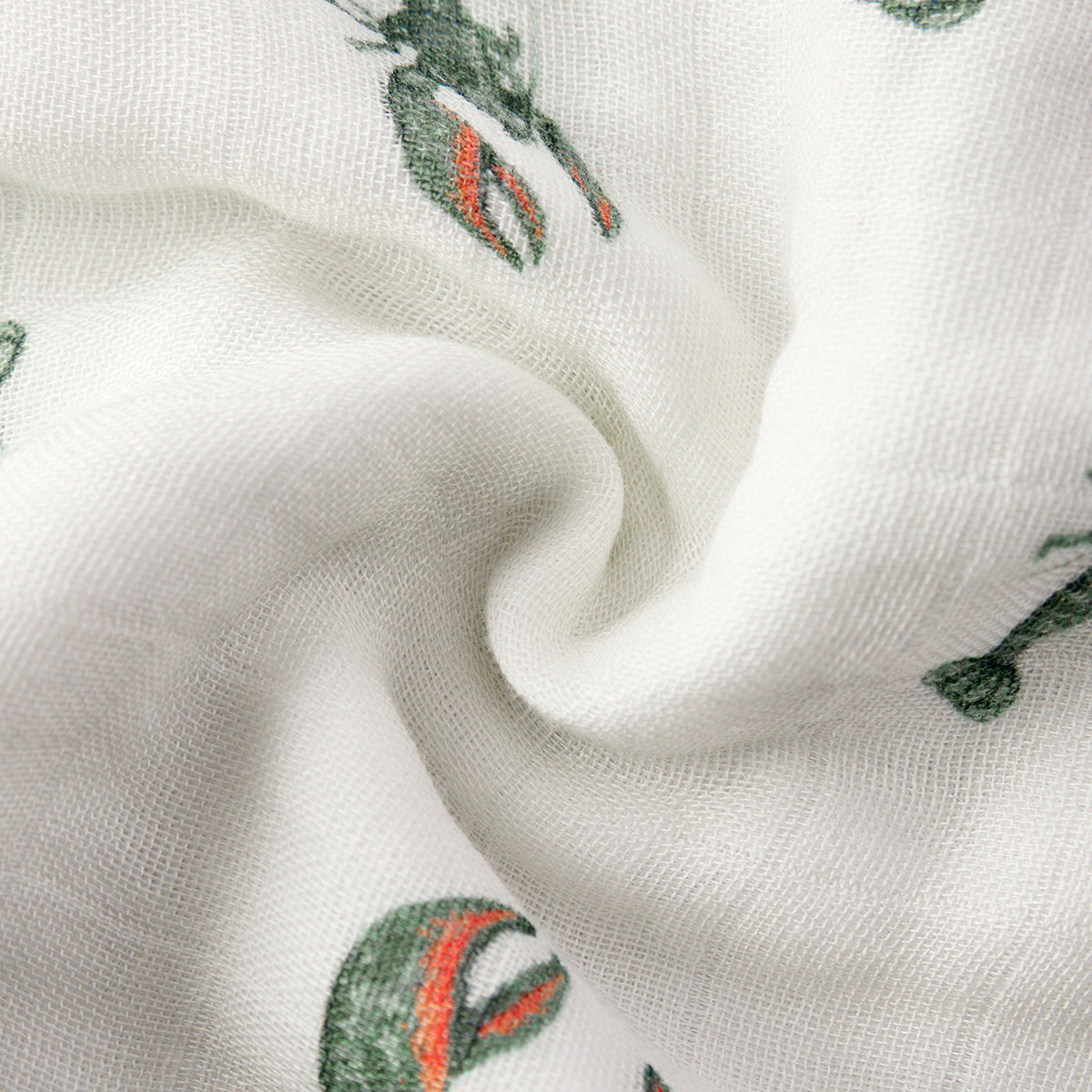 Mint Lobster Contour Four Layer Burp Cloth