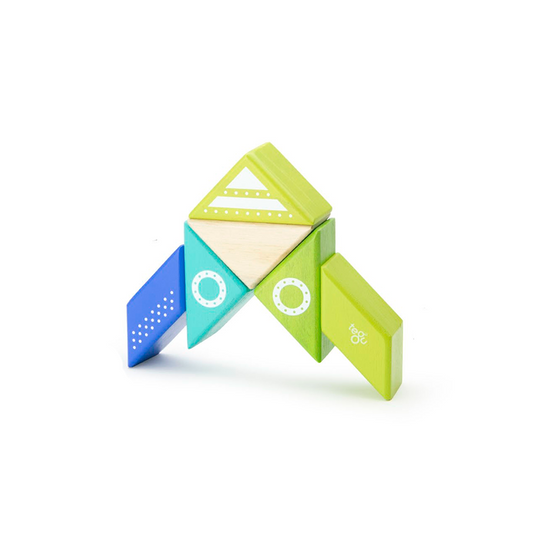 Travel Pals - Spaceship, Magnetic Wooden Blocks, 6 pieces