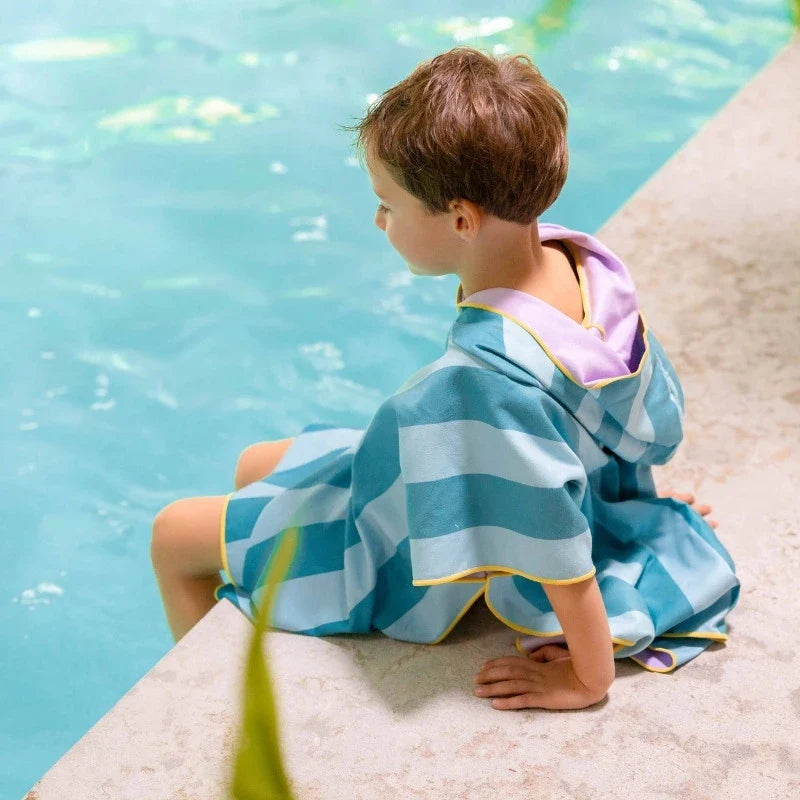 Beach Poncho – Quick-Drying Microfiber Kids Towel
