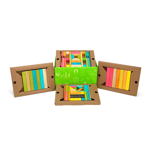 90-Piece Classroom Kit, Magnetic Wooden Blocks, Bulk Pack
