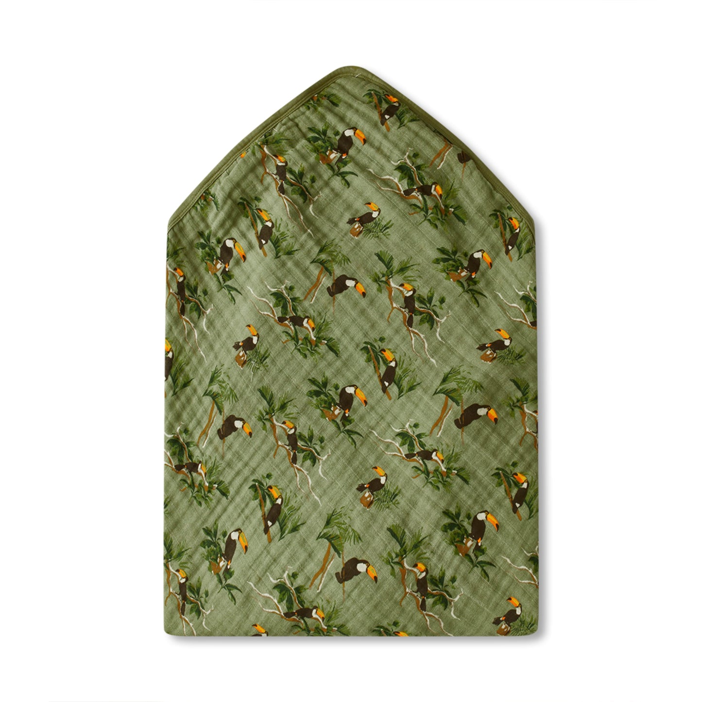 Toucan Organic Hooded Swaddle Blanket