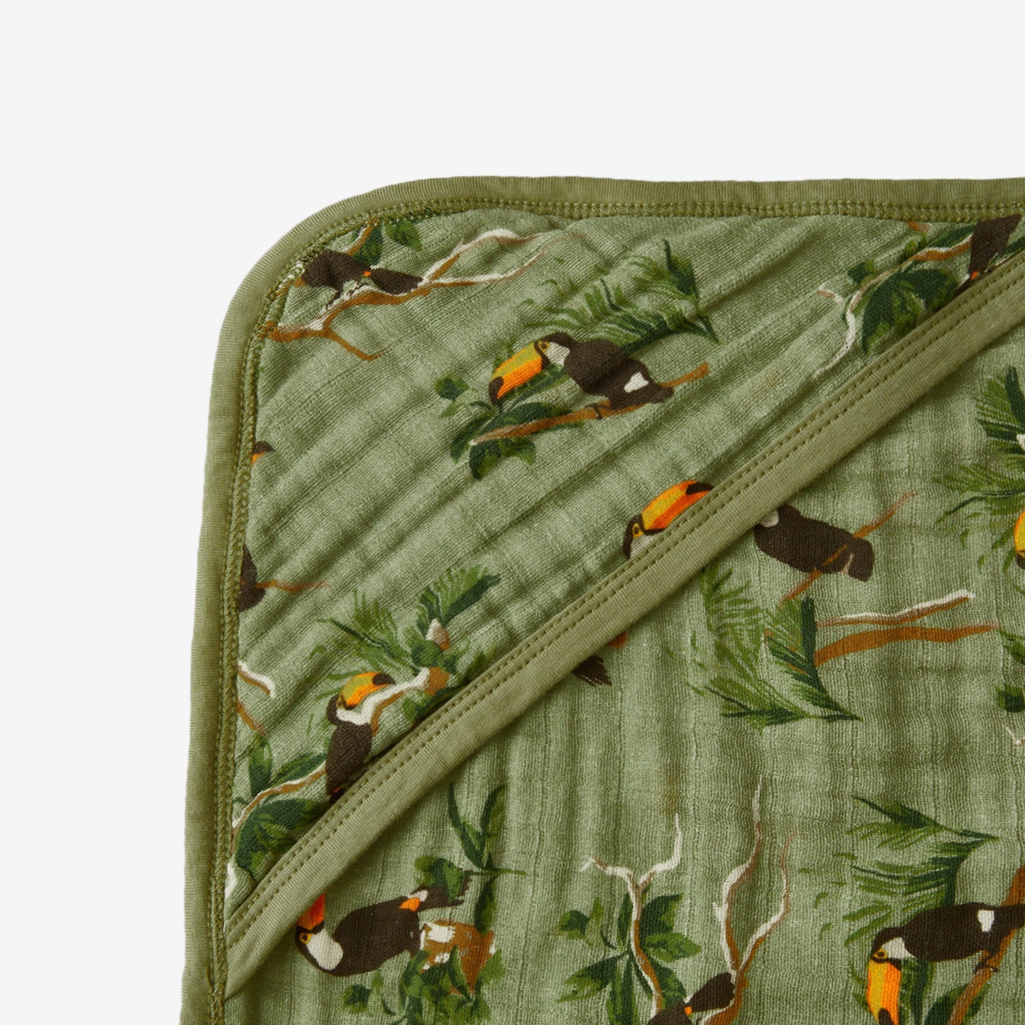 Toucan Organic Hooded Swaddle Blanket