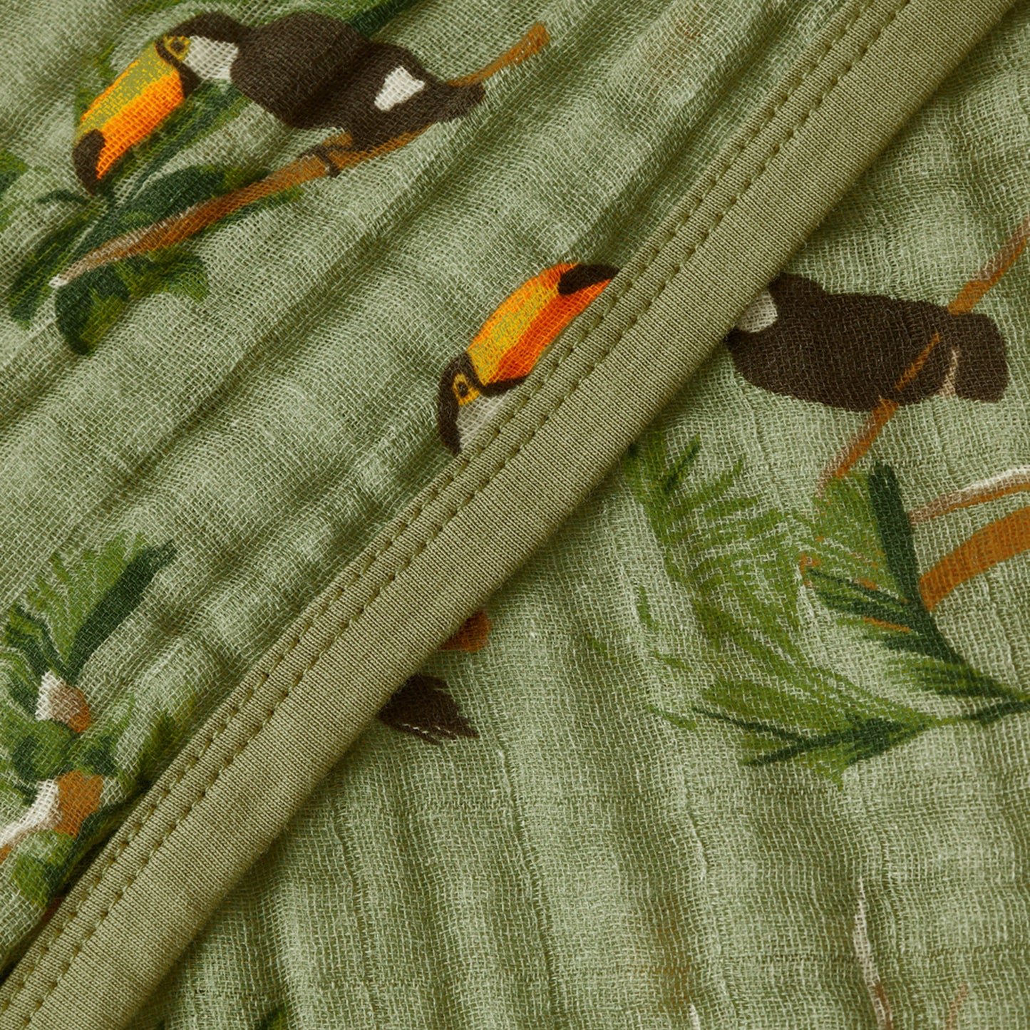 Toucan Organic Hooded Swaddle Blanket
