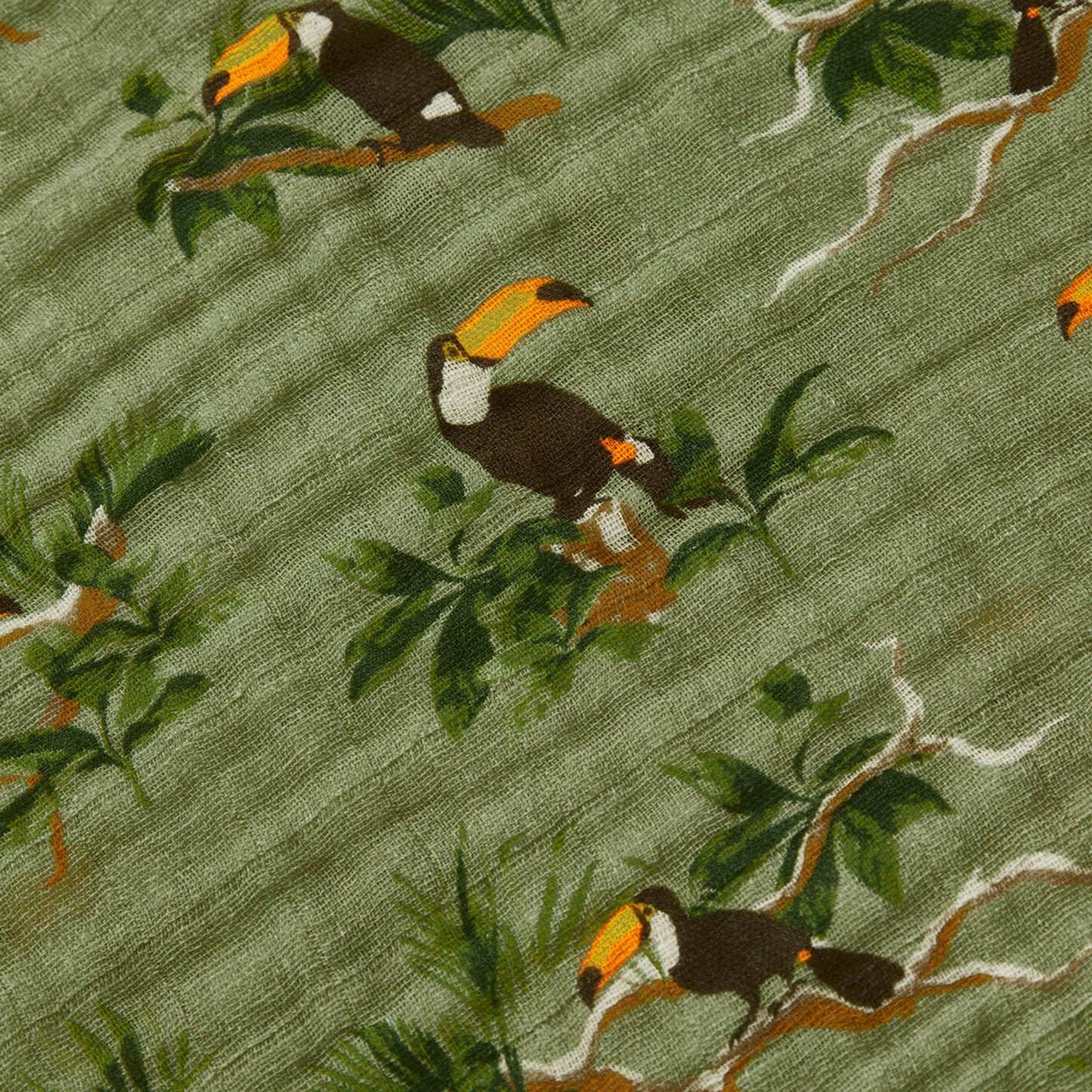 Toucan Organic Hooded Swaddle Blanket