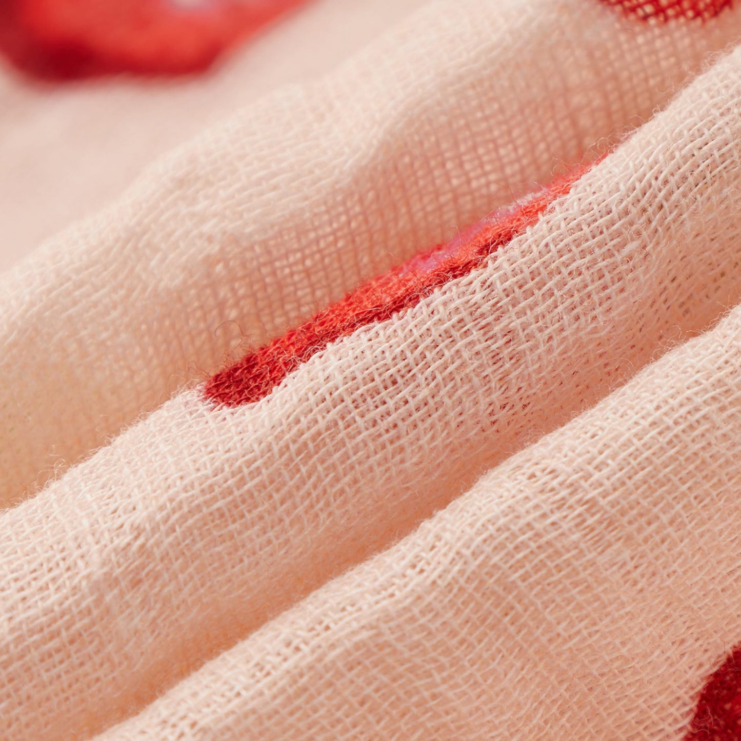 Strawberry Organic Cotton Swaddle