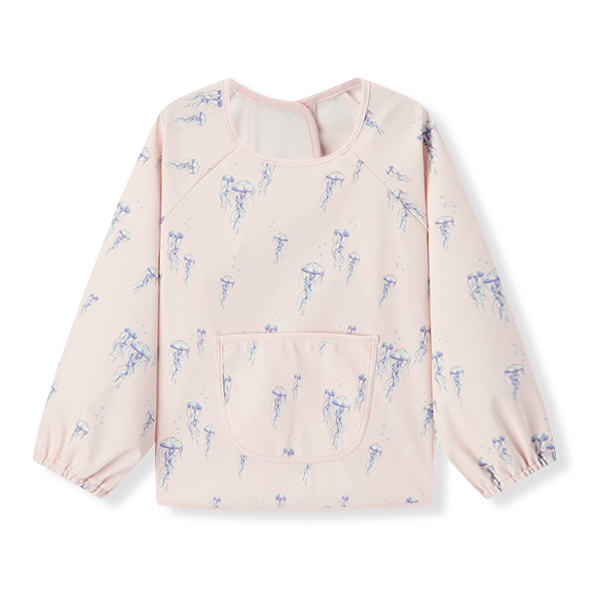 Sunset Jellyfish Long Sleeve Pocket Bib
