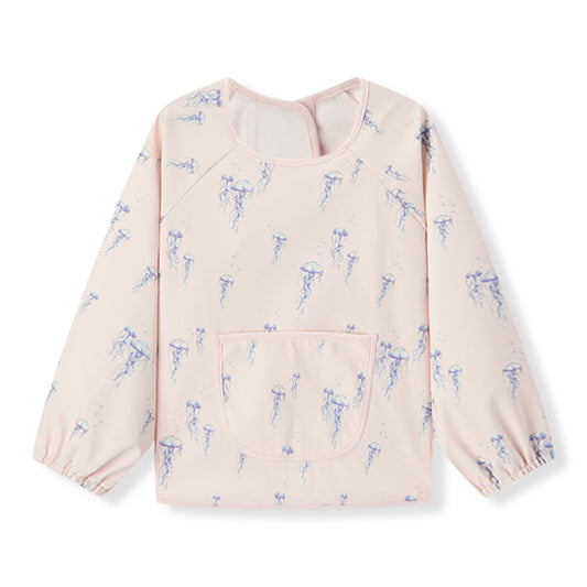 Sunset Jellyfish Long Sleeve Pocket Bib