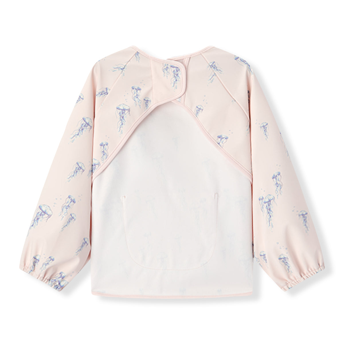 Sunset Jellyfish Long Sleeve Pocket Bib