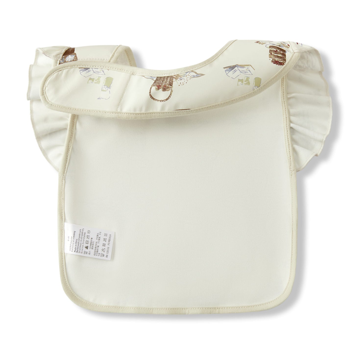 Picnic Ruffle Pocket Bib