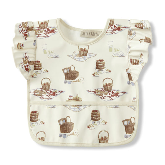 Picnic Ruffle Pocket Bib