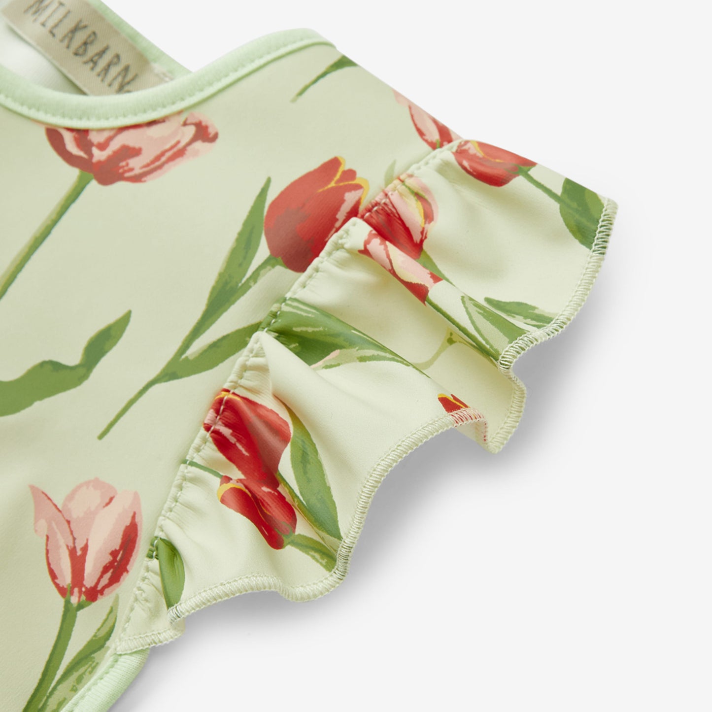 Tulip Ruffle Pocket Bib