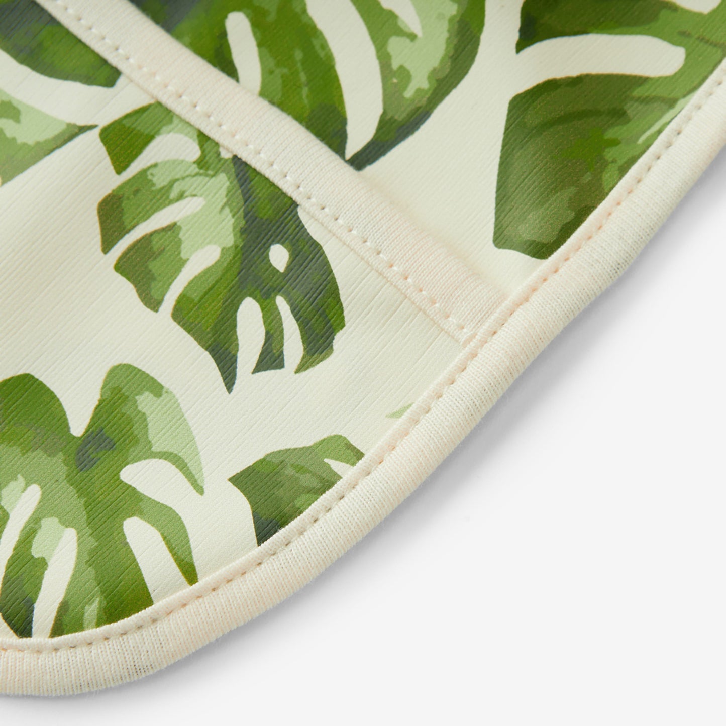 Island Leaf Ruffle Pocket Bib