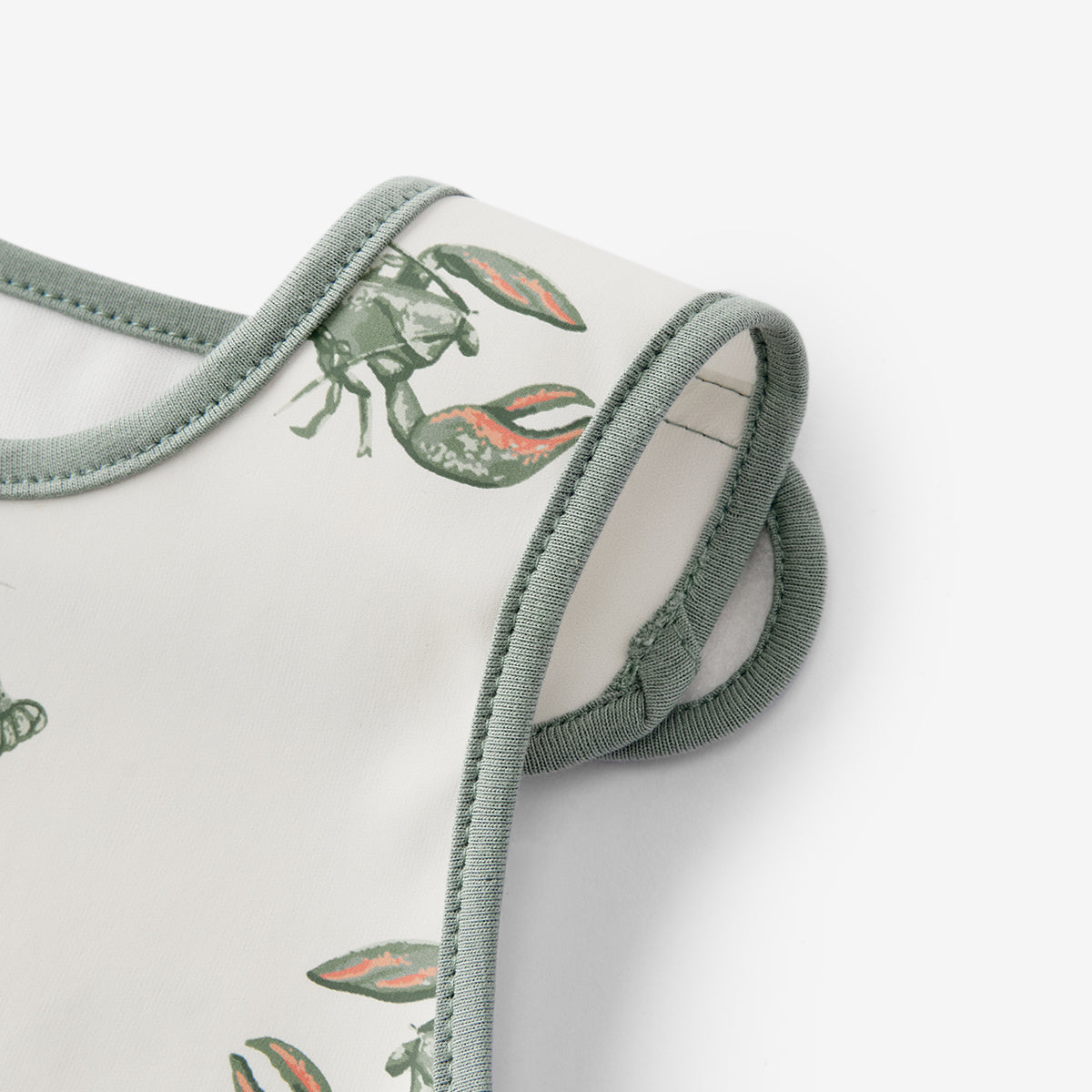 Mint Lobster Sleeveless Pocket Bib