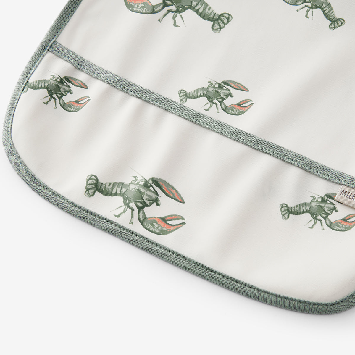 Mint Lobster Sleeveless Pocket Bib