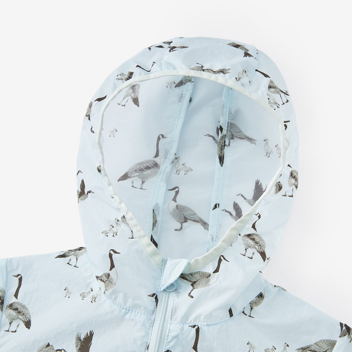Goose Hooded Sun Shield Windbreaker Jacket