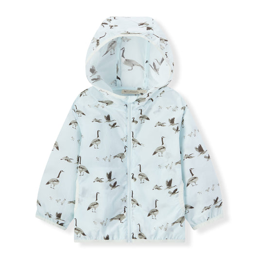 Goose Hooded Sun Shield Windbreaker Jacket
