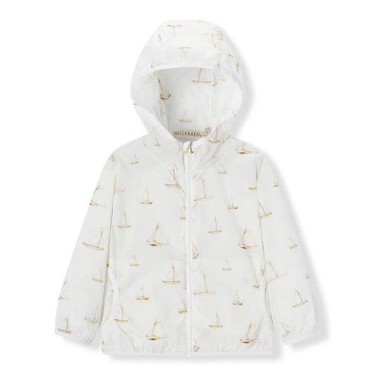 Sailboat Melody Hooded Sun Shield Windbreaker Jacket