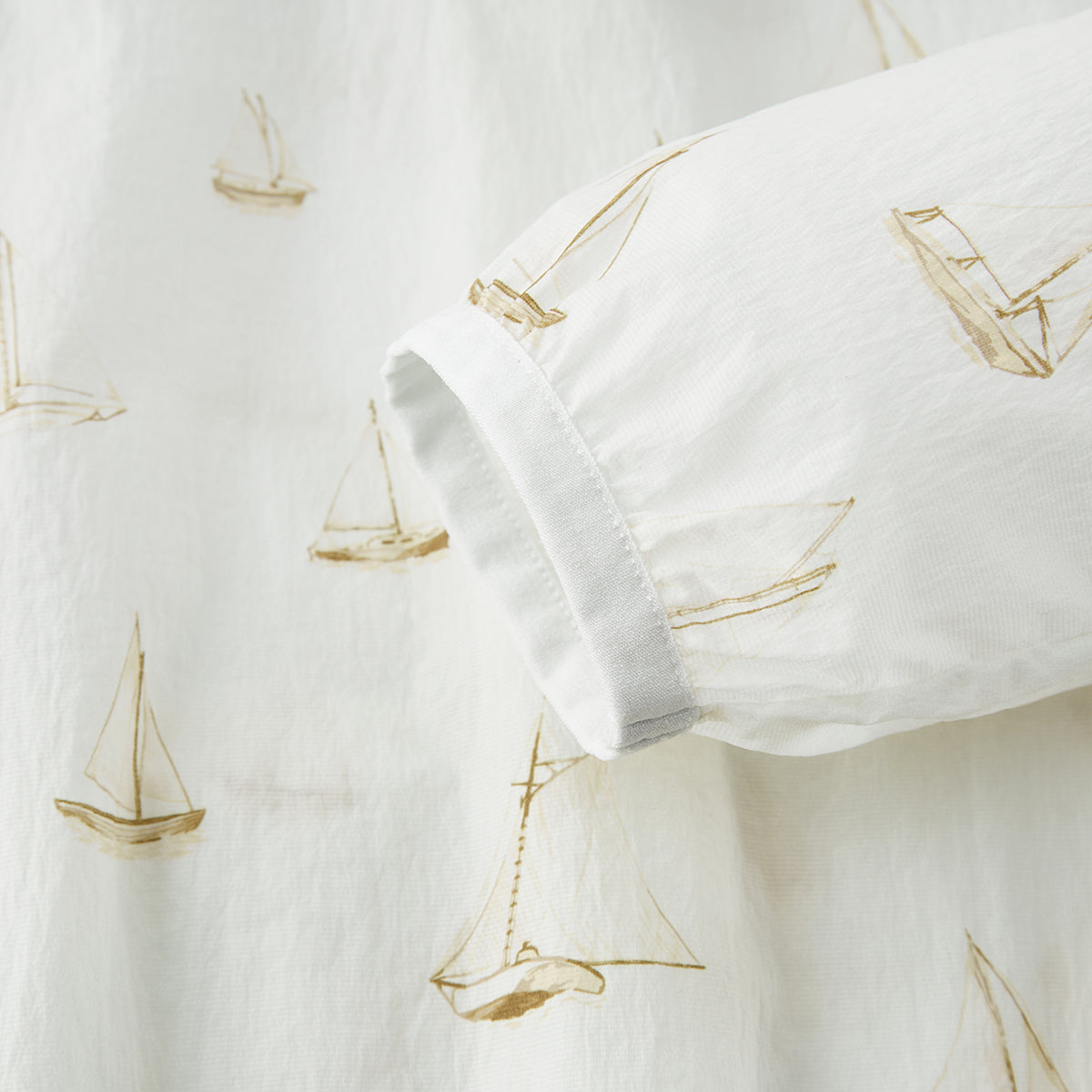 Sailboat Melody Hooded Sun Shield Windbreaker Jacket