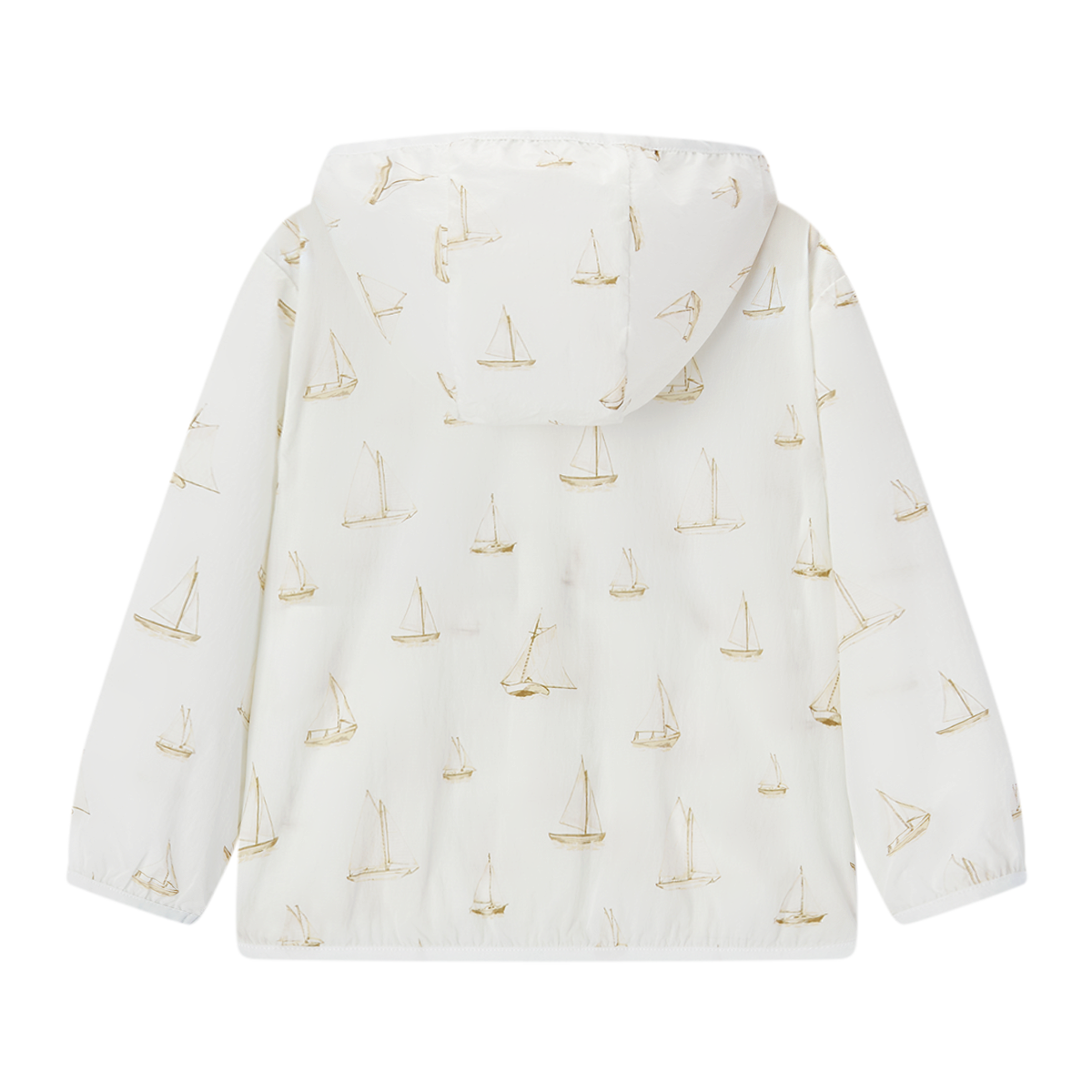 Sailboat Melody Hooded Sun Shield Windbreaker Jacket