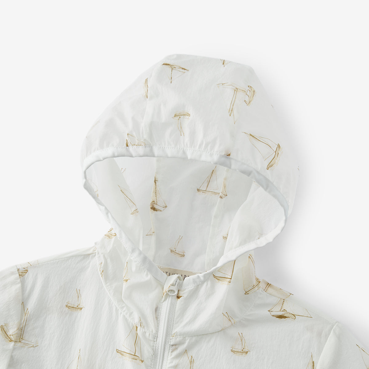 Sailboat Melody Hooded Sun Shield Windbreaker Jacket
