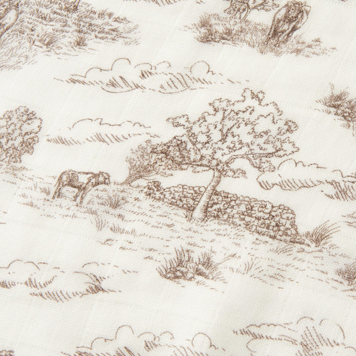 Country Toile Bamboo Swaddle