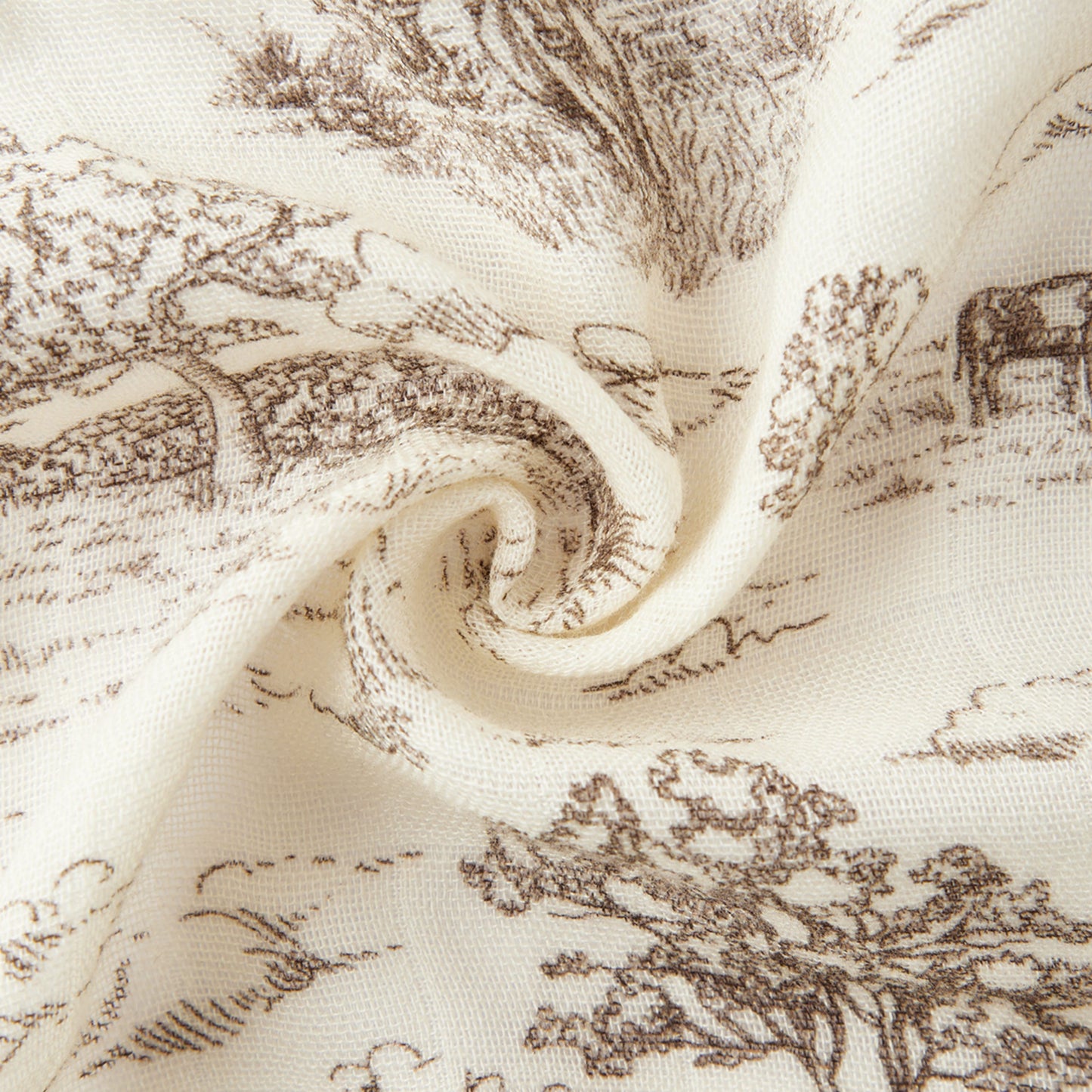 Country Toile Bamboo Swaddle