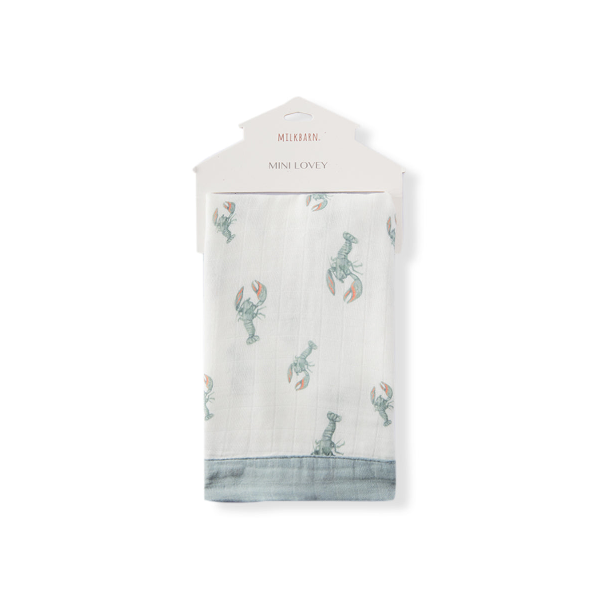 Mint Lobster Bamboo Mini Lovey