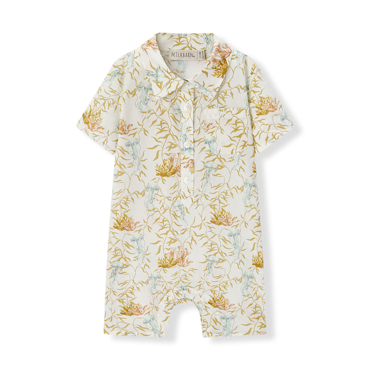 Under the Sea Collared Shortall