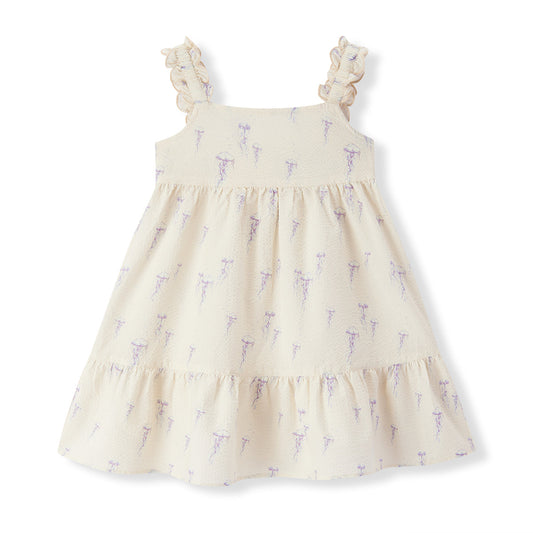 Sunset Jellyfish Ruffle Tiered Dress