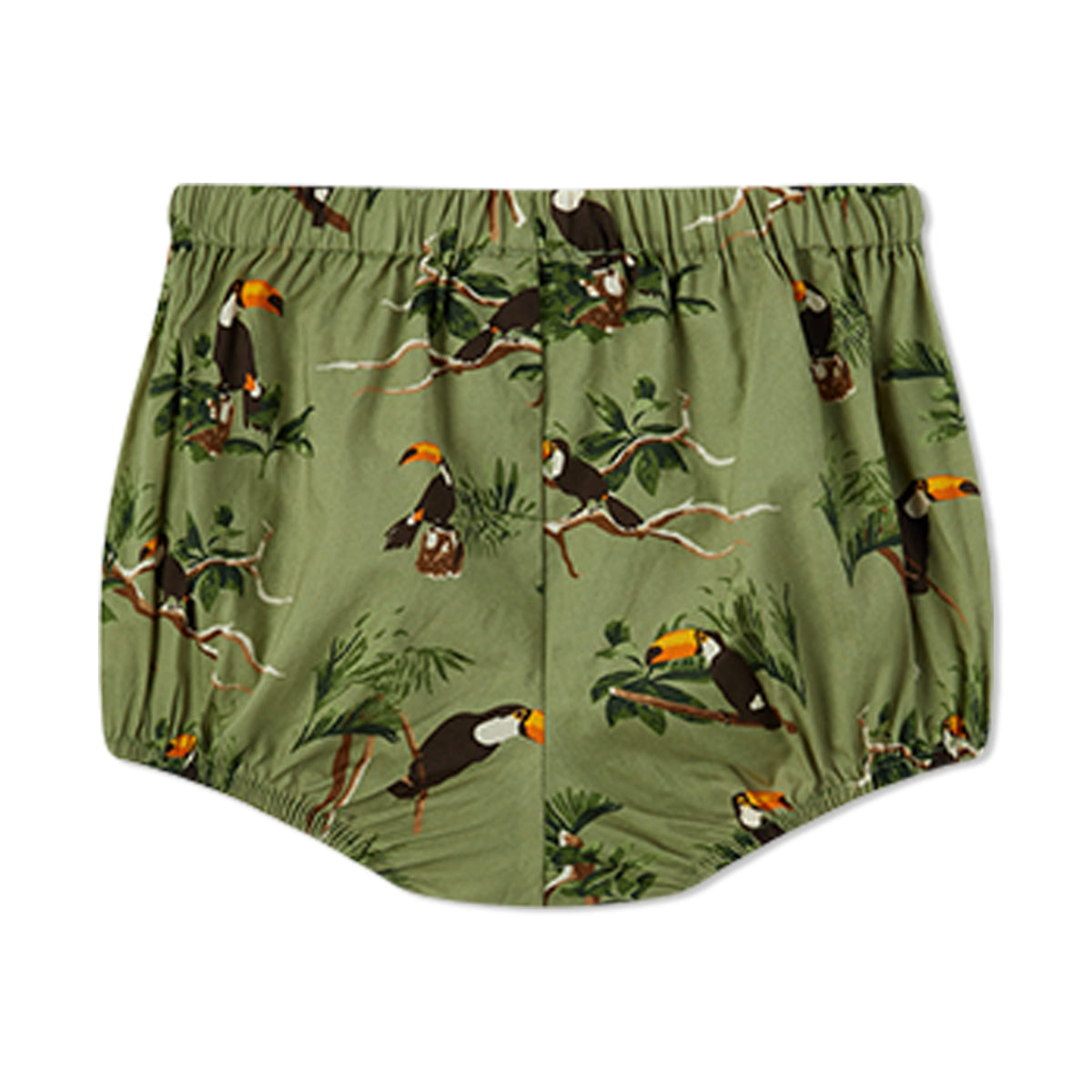 Toucan Butterfly Ruffle Dress & Bloomers Set
