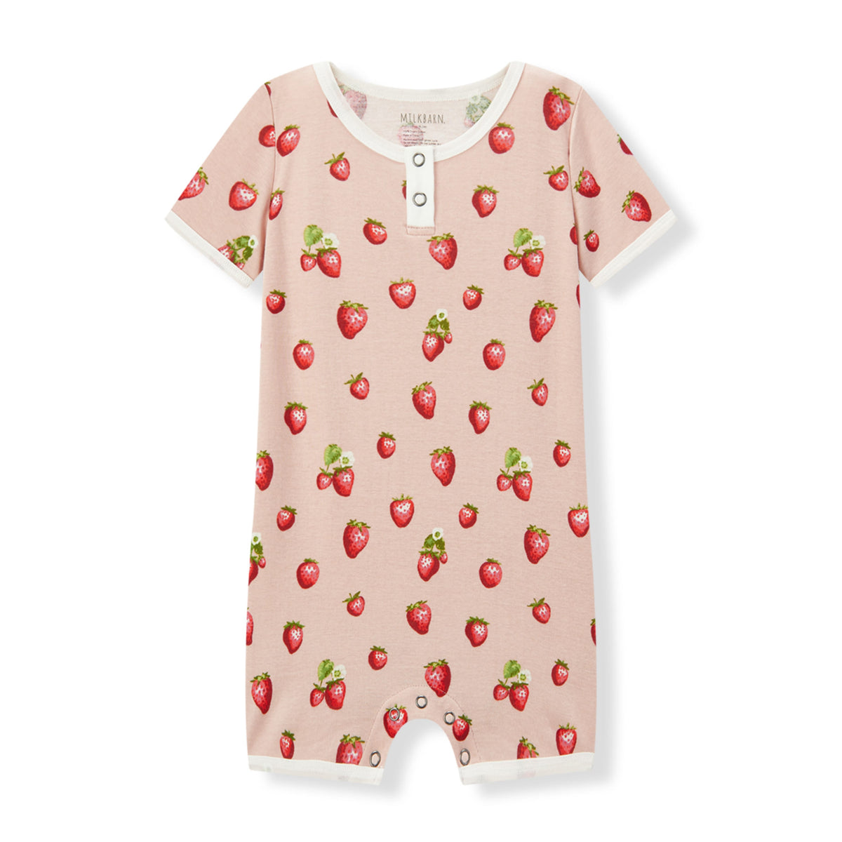 Strawberry Organic Cotton Shortall