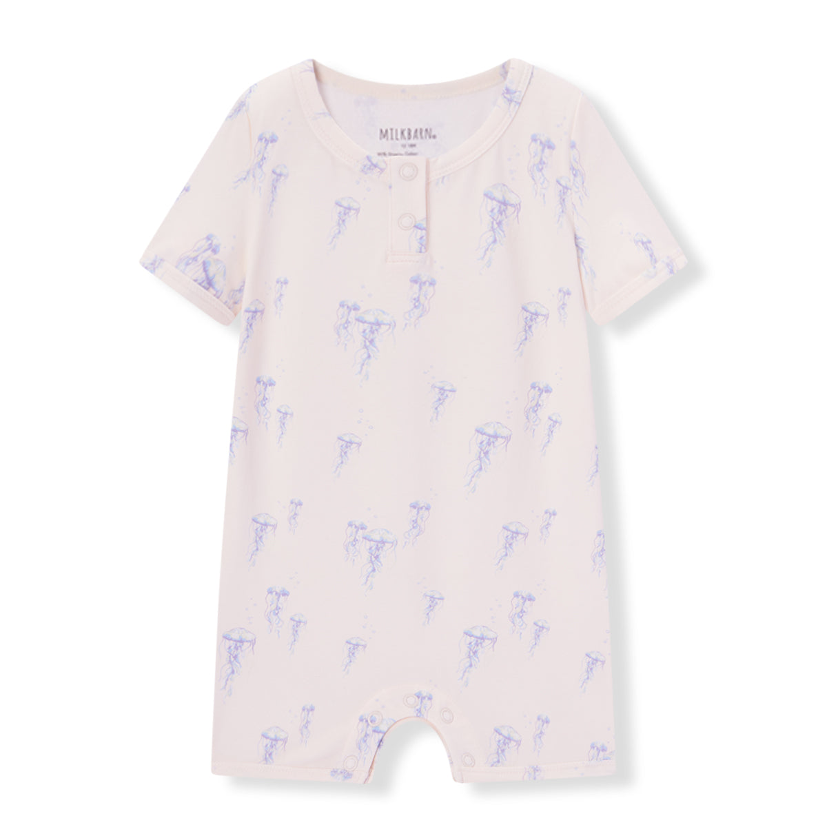 Sunset Jellyfish Cotton Stretch Shortall