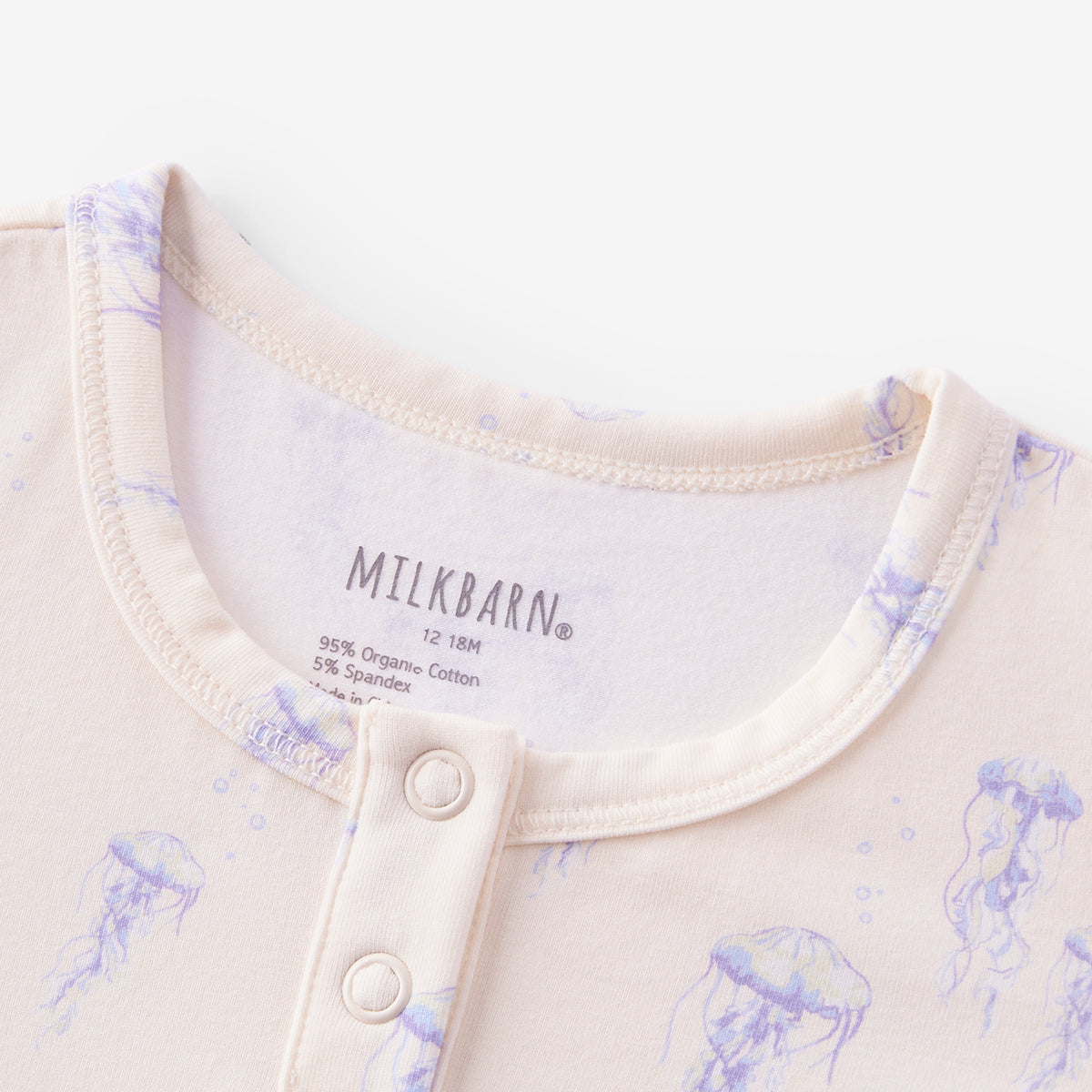 Sunset Jellyfish Cotton Stretch Shortall