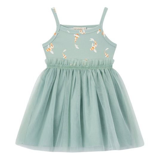 Swimming Koi Cotton Stretch Ballet Dress