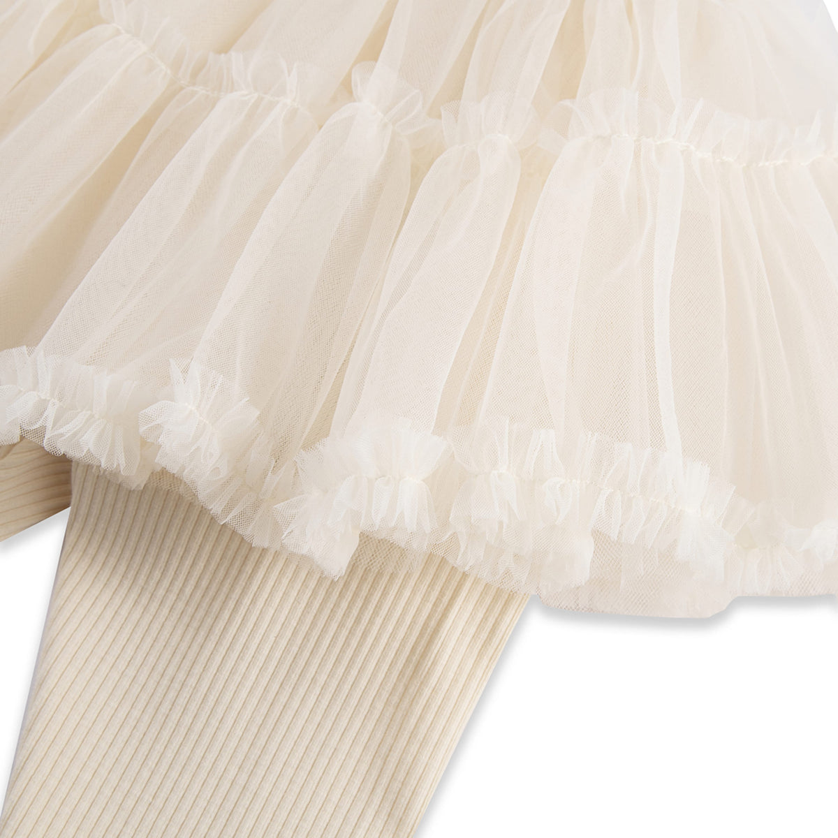 Ivory Tutu Skirt & Legging