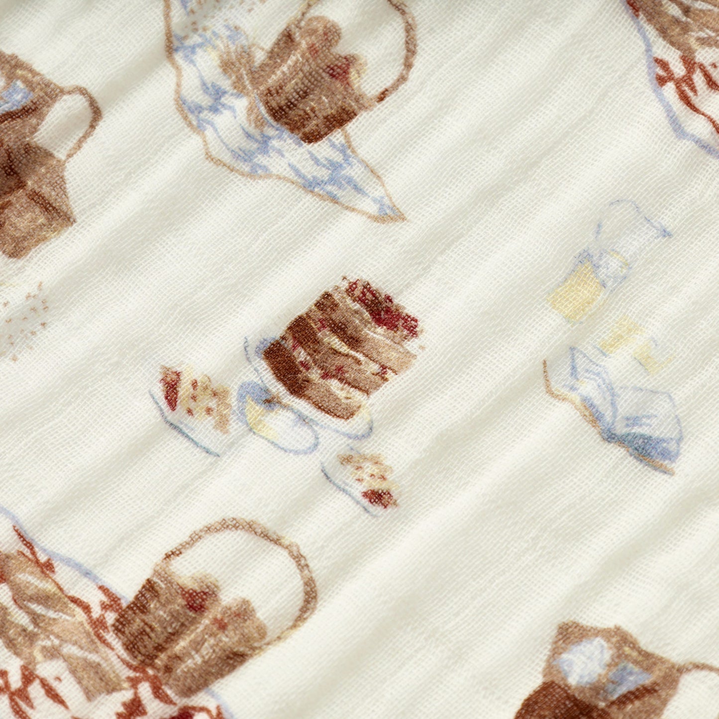 Picnic Organic Cotton Crib Sheet