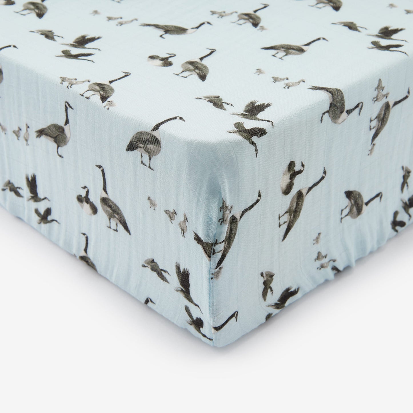 Goose Bamboo Crib Sheet