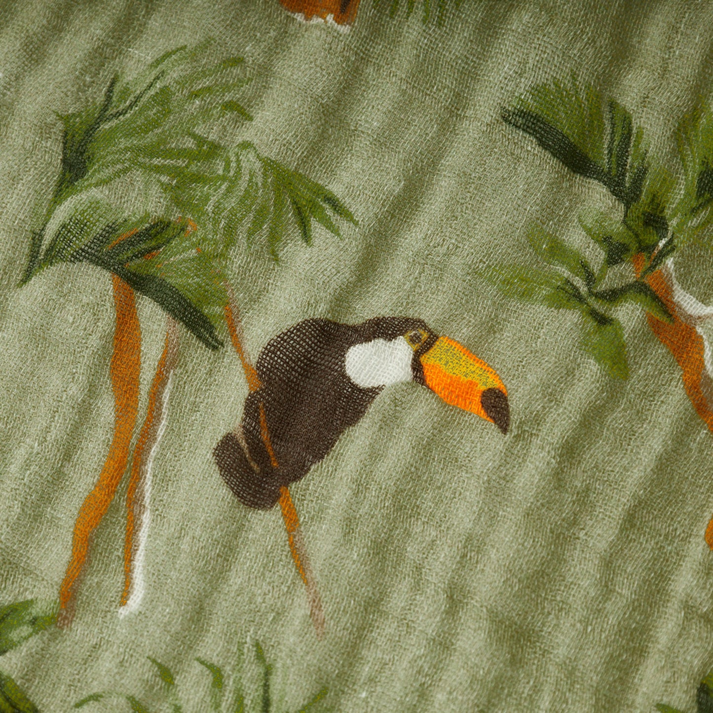 Toucan Organic Cotton Crib Sheet