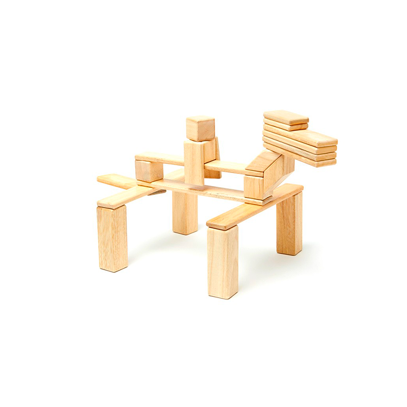 24-Piece Set, Magnetic Wooden Blocks, Tegu Classics