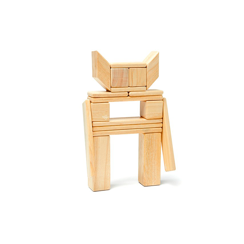 24-Piece Set, Magnetic Wooden Blocks, Tegu Classics