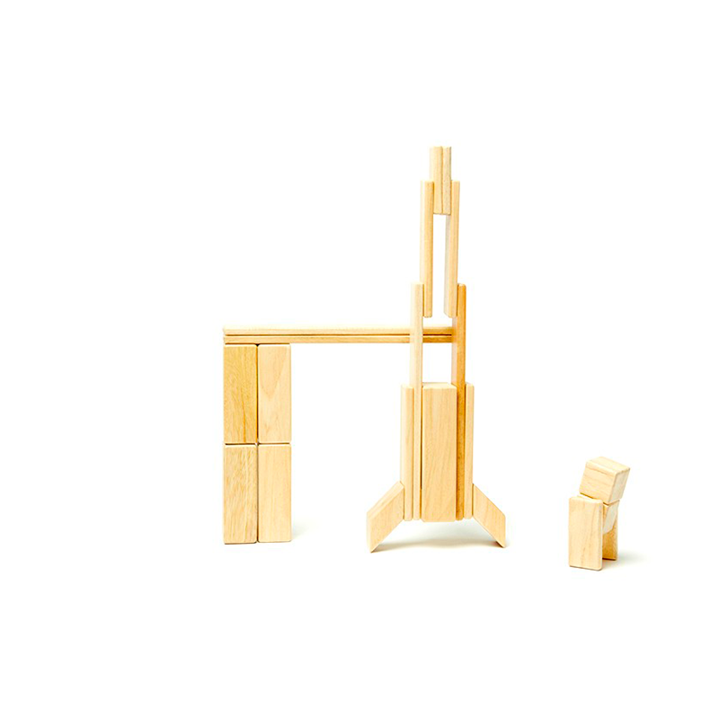 24-Piece Set, Magnetic Wooden Blocks, Tegu Classics