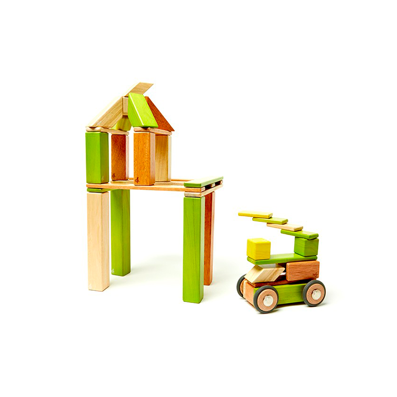42-Piece Set, Magnetic Wooden Blocks, Tegu Classics